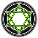 download Estrella Hexagrama clipart image with 90 hue color