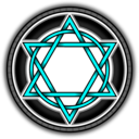 download Estrella Hexagrama clipart image with 180 hue color
