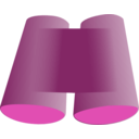 download Binoculars clipart image with 90 hue color