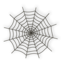 download Halloween Spider Web Icon clipart image with 45 hue color