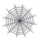 download Halloween Spider Web Icon clipart image with 270 hue color