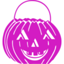 download Jack O Lantern clipart image with 270 hue color