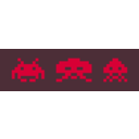 download Space Invaders By Rones clipart image with 225 hue color