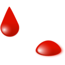 download Drops 1 clipart image with 180 hue color