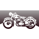 download Motorbike Of The 1950ies clipart image with 45 hue color