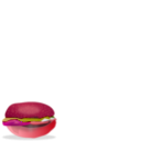 download Burger clipart image with 315 hue color