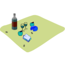 download Picnic clipart image with 180 hue color