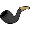 download Smoking Pipe clipart image with 0 hue color