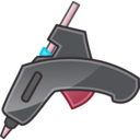 download Glue Gun Tango Icon clipart image with 135 hue color