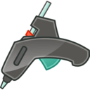 download Glue Gun Tango Icon clipart image with 315 hue color