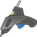 download Glue Gun Tango Icon clipart image with 0 hue color