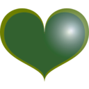 download Red Heart clipart image with 225 hue color