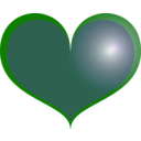 download Red Heart clipart image with 270 hue color