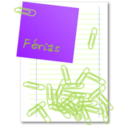 download Paper Clip clipart image with 225 hue color