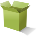 download Cardboard Box clipart image with 45 hue color