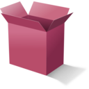 download Cardboard Box clipart image with 315 hue color