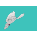 download Dove clipart image with 315 hue color