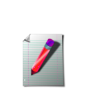 download Notepad clipart image with 315 hue color