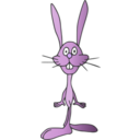 download Rabbit clipart image with 270 hue color