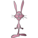 download Rabbit clipart image with 315 hue color