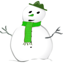 download Snowman clipart image with 90 hue color