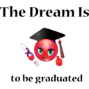 download Graduation Dream Smiley Emoticon clipart image with 315 hue color