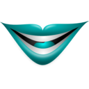 download Joker Smile clipart image with 180 hue color