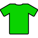 download Green T Shirt clipart image with 45 hue color