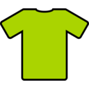 download Green T Shirt clipart image with 0 hue color