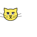 download Yellow Cat clipart image with 0 hue color