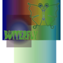 download Butterfly clipart image with 45 hue color