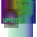 download Butterfly clipart image with 90 hue color