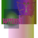 download Butterfly clipart image with 270 hue color