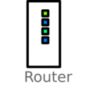 download Router Labelled clipart image with 90 hue color