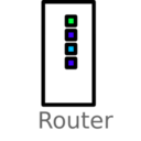download Router Labelled clipart image with 135 hue color