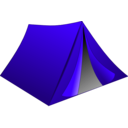 download Green Tent clipart image with 135 hue color