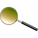 download A Simple Magnifying Glass clipart image with 225 hue color