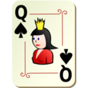 Ornamental Deck Queen Of Spades