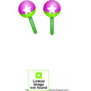 download Maracas clipart image with 90 hue color