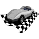 download Checkervette clipart image with 225 hue color