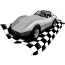 download Checkervette clipart image with 315 hue color