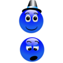 download Smiley 2 clipart image with 180 hue color