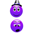download Smiley 2 clipart image with 225 hue color
