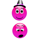 download Smiley 2 clipart image with 270 hue color
