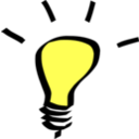 download Light Bulb clipart image with 0 hue color