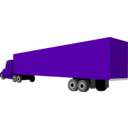 download Truck And Trailer clipart image with 270 hue color