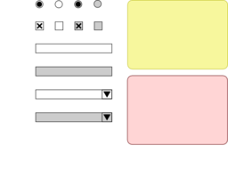 Web Gui Wireframing Widgets