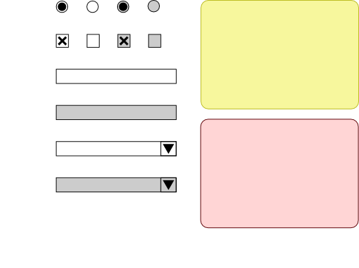 Web Gui Wireframing Widgets