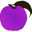 download Peach clipart image with 270 hue color