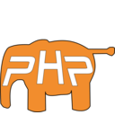 download Php Elephant clipart image with 180 hue color